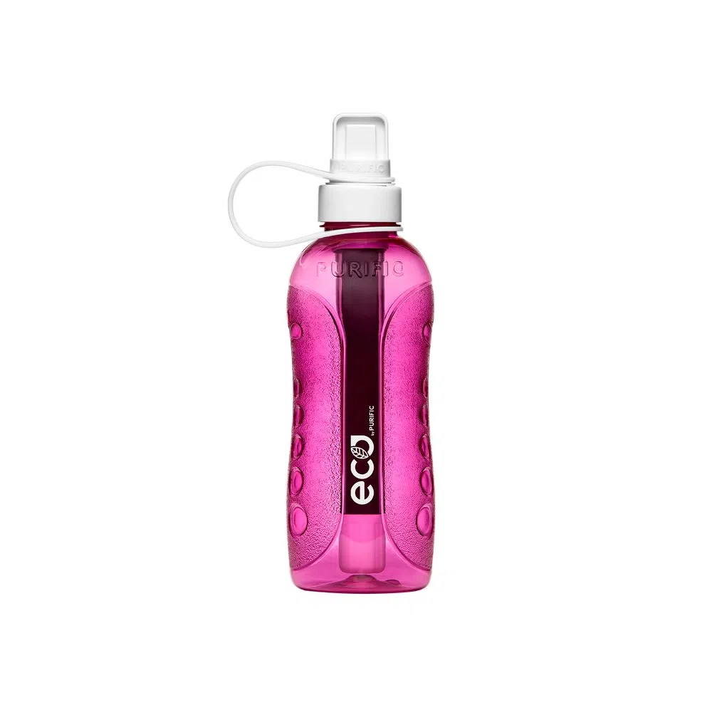 Squeeze Com Purificador Purific Eco 500ml - Rosa